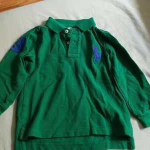 Baby boy long sleeve polo shirt
